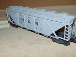 Lionel 54 6446 & W Covered Hopper - Hatches Open Close #243. Fixed Price $40.00.