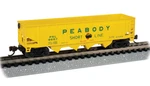 Bachmann 73354 Scale 40' Bay Quad Hopper Peabody Coal 6687. Fixed Price $32.99.