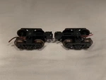 K-line Die Cast Trucks W/ Pickup Rollers! Scale Gauge 3-RAIL Metal Sprung. Fixed Price $35.00.