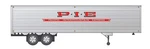 Rapido Trains 403049 Ho Scale 40' Fruehauf Fluted Side Van Trailer Pacific Inter. Fixed Price $27.99.