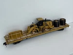 Mth Scale 3 Rail Cwix 0010 Flat Car W/a Caterpillar 980 Wheel Loader Custom. Fixed Price $265.00.