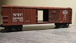 Mth New York Central System Boxcar Nyc 164203 Gauge 3-RAIL Sliding Door Train. Fixed Price $19.99.