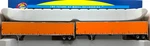 Ho Athearn 28406 53' Wabash Duraplate Trailers (2) Schneider. Fixed Price $109.99.