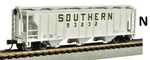Scale PS-2 3-BAY Covered Hopper "southern" BAC-73851. Fixed Price $28.79.