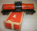 Lionel Postwar 6315 Gulf Single Dome Tank Car Excellent Very Tired Original Box. Fixed Price $60.00.