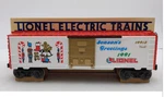 New In Box! Lionel 6-19913 Christmas Boxcar Dated 1989 U.s.a.. Fixed Price $24.00.