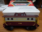 Williams CAB110 N5C Erie Lackawanna Caboose Used Little In Box Qauge Lqqk. Fixed Price $30.00.