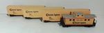 Ho Scale Chessie System Bachmann 50' Box Cars And 1 Life-like Caboose (RS630). Fixed Price $24.95.