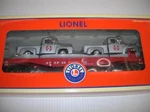Lionel 6-26311 " Santa Fe Flat W/ Pickup Trucks Lot #45820. Fixed Price $40.00.