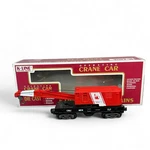 K-line K-6814 Cnj Classic Crane Car Gauge W/ Box. Fixed Price $65.00.