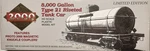 Proto 2000 #21276A 8K Gal.type Riveted Tank Car Pqx Philadelphia Quartz Co Ho. Fixed Price $19.95.