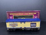 Mth 20-94340 Marsh Wheeling Cigars 36' Woodsided Reefer Car #1115 Ex. Fixed Price $80.00.