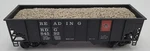 Weaver 84592 Gauge Reading 2-BAY Hopper W/load 2-RAIL. Fixed Price $12.79.
