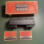 Vtg Gauge Lionel Lines Railroad Train 6026W Tender With Whistle Original Box. Fixed Price $52.00.