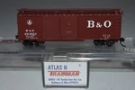 N Scale Atlas 38802 Baltimore & Ohio 40' Double Door Boxcar 293823 C46457. Fixed Price $19.99.