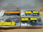 Ho Scale (4 )assorted Walthers Freight Cars Kits LOT#4069. Fixed Price $45.95.