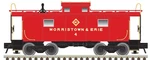 Atlas Master 20 007 008 Ho Scale Morristown And Erie NE-6 Caboose Road #4 Nib. Fixed Price $27.97.