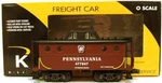 K-line K615-1891 Gauge Pennsylvania N5C Lighted Caboose #477947 Ex/box. Fixed Price $32.89.