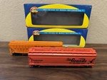 2 Athearn Rtr Scale Rio Grande (d&rgw) Covered Hoppers W/diff. Nos. - Nib. Fixed Price $48.00.