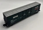 Atlas Scale Evans 53' Double Plug Door Box Car Tropicana 13065. Fixed Price $59.99.