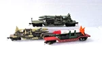 Scale Depressed Flat Car With Missile Bachmann 71391 / 71396 71397. Fixed Price $24.50.