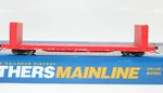 Walthers Ho Scale Cp Rail Canadian Pacific 60' Ps Bulkhead Flat Car Nos. Fixed Price $26.00.