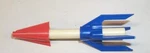 American Flyer Rocket Red White & Blue For / Ho Launcher Transport Repro. Fixed Price $14.95.