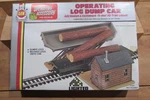 Ho Scale Ahm 11011 Operating Log Dump Car LOT#5320. Fixed Price $19.95.