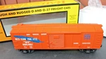 Mth Railking 30-7483 6464-2001 Orange Wp Western Pacific Boxcar. Fixed Price $36.99.