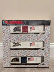 Lionel 6 19599 Old Glory Series 3 Car Set Great Condition With Boxes. Fixed Price $69.99.