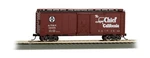 Ho-gauge Bachmann Super Chief 40' Map Boxcar. Fixed Price $19.99.