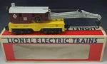 Lionel Erie Lackawanna Wheel Crane Car 6-6524. Fixed Price $40.00.