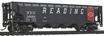 Walthers Trainline 1422 Scale Offset Hopper Ready To Run -- Reading. Fixed Price $22.99.