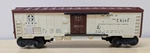 Lionel 6672 Santa Fe Refrigerator Car. Fixed Price $39.00.