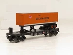 Lionel 6-52298 Milwaukee Railroad Flatcar W/trailer Ln. Fixed Price $79.99.