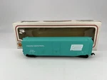 Bachmann #71000 Ho Scale Penn Central 51' Plug-door Box Car Teal W/ Good. Fixed Price $7.49.