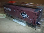 Menards Gauge 279-4558 Reading Boxcar -new Plastic #185. Fixed Price $17.00.