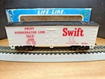 Life-like Ho Scale 34' Swift Refrigerator Line Srlx 1020 Reefer With Box. Fixed Price $12.00.