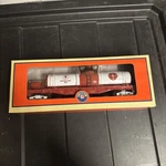 Lionel 6-26600 American Fire And Rescue Flatcar W/water Tank Box Shows Wear. Fixed Price $89.99.