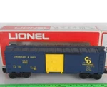 Lionel 6-9706 C&o Boxcar. Fixed Price $29.99.