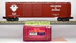 Mth Prem 3-RAIL #25002 D&h Delaware Hudson 50' Dbl Door Box Car 20-93017 Nib. Fixed Price $40.00.
