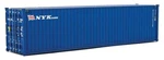 Walthers Scenemaster 40' Hi-cube Corrugated-side Container-nyk Lines (blue, W.... Fixed Price $18.47.