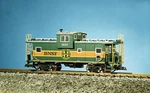Usa Trains R12111 Bnsf Extended Vision Caboose Green/yellow Scale. Fixed Price $179.95.