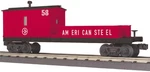 Mth 30-79525 American Steel Crane Tender O Gauge Rail Rd# 58. Fixed Price $53.99.