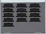 Tomix 97966 Miki Railway Wamu 700 Freight 13-CAR Set N Scale. Fixed Price $141.91.