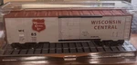 Train Freight Scale Gauge Menards Wisconsin Central Ltd Boxcar. Fixed Price $29.00.