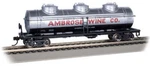 Bachmann 17111 Ho Scale 3 Dome Tank Car Ambrose Wine Co. 7501. Fixed Price $32.99.