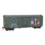 Micro-trains Ho 3100-001 Donald J. Trump 47TH Presidential Boxcar Kit. Fixed Price $49.95.