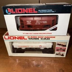 Milwaukee Car 6-19301 & Gulf Tanker 6-6317 Lionel Train And O27 Gauge New. Fixed Price $35.00.
