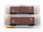 Micro-trains Mtl 20326-2 Mtc Bm Boston & Maine 40' Box Car 2-PACK Sealed. Fixed Price $49.95.